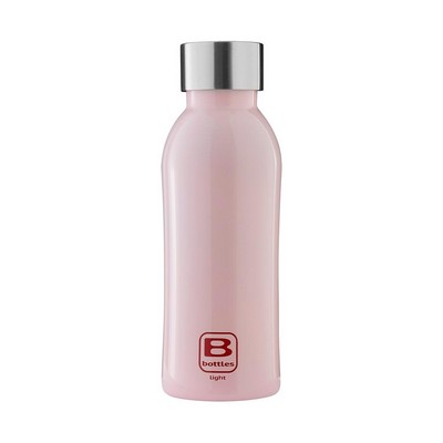 B Bottles Light - Pink - 530 ml - Ultra light and compact 18/10 stainless steel bottle